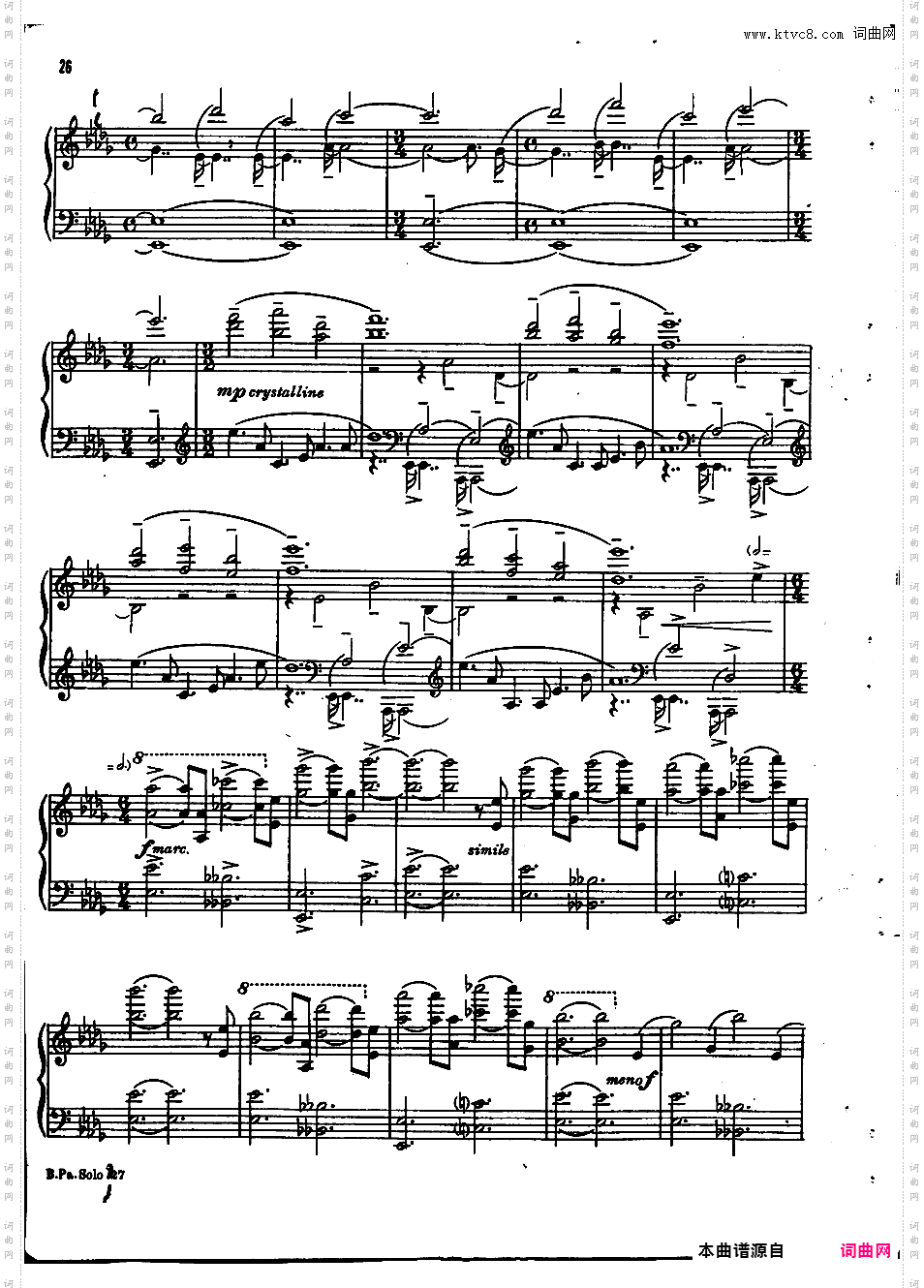 钢琴奏鸣曲 Piano Sonata