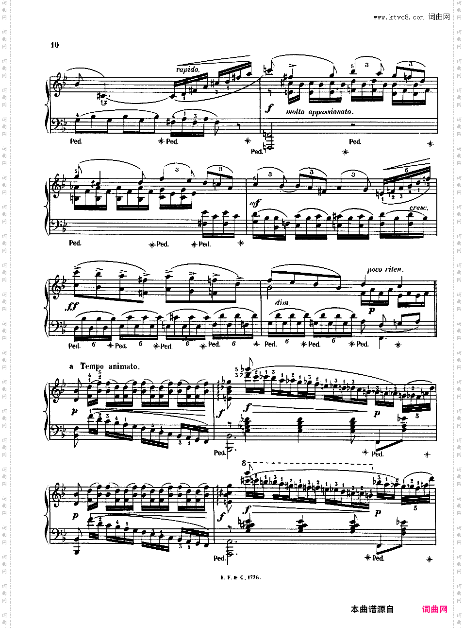 交响练习曲 Etude Symphonique op28