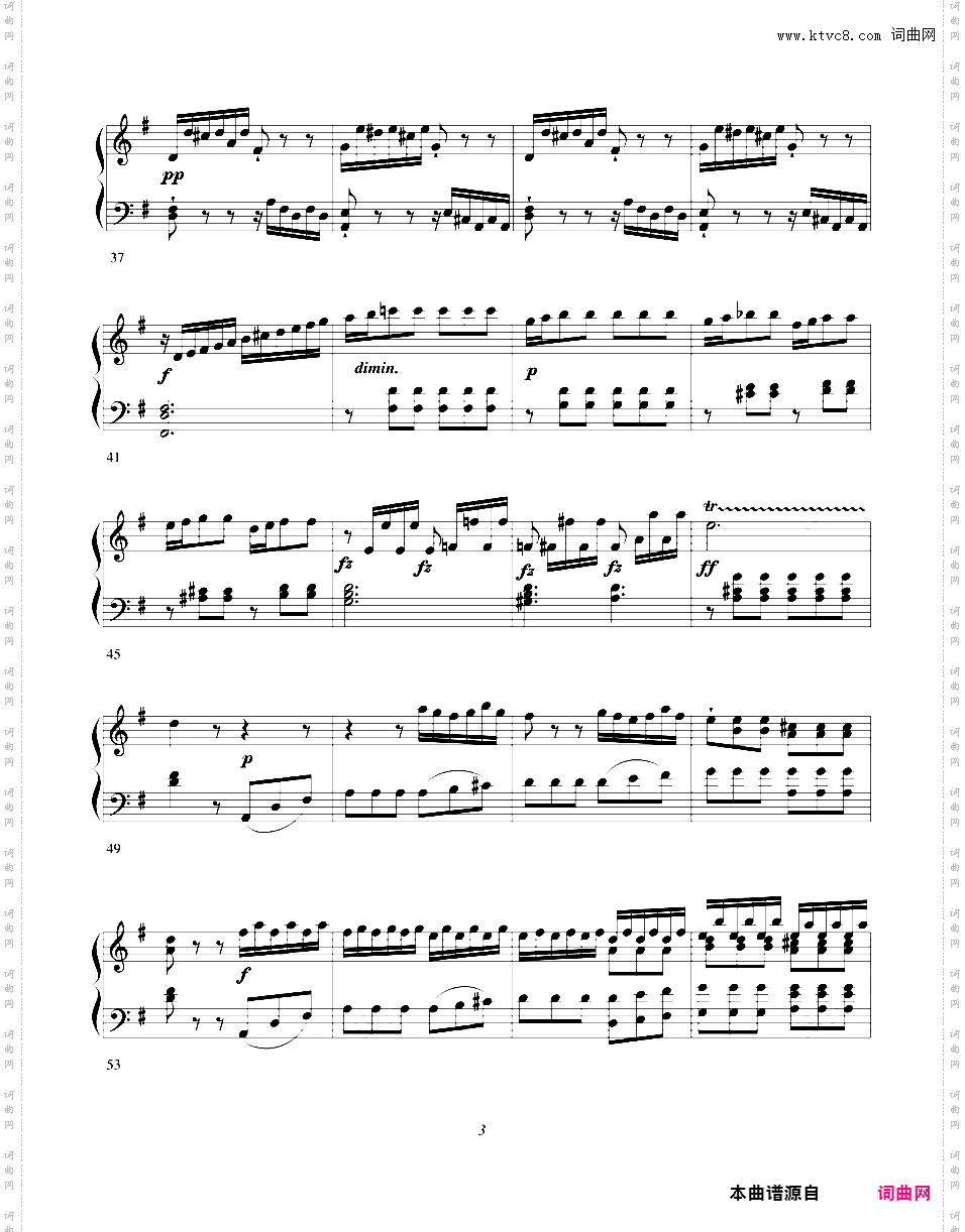 奏鸣曲集Clementi op29n3 Sonata in G