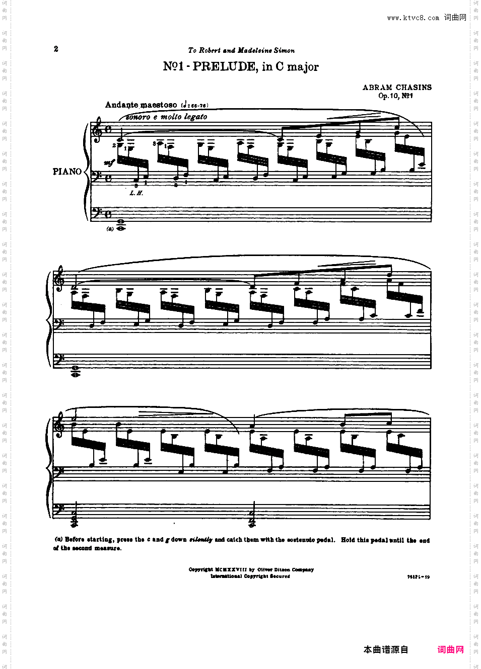 24首前奏曲第一册24 Preludes, Book 1 Op·10