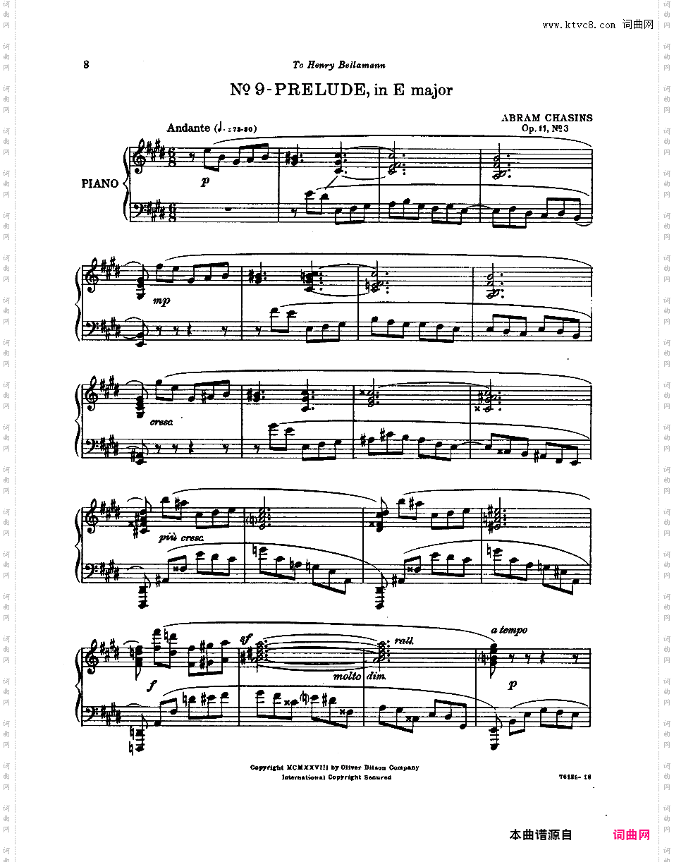 24首前奏曲第二册24 Preludes, Book 2 Op·11