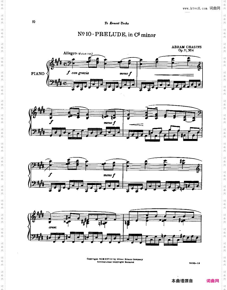 24首前奏曲第二册24 Preludes, Book 2 Op·11