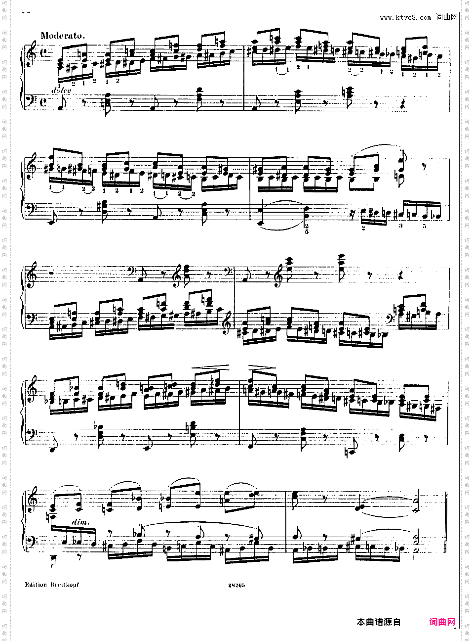 ------改编瓦格纳 肖邦 舒伯特 门德尔松 普契尼 勃拉姆斯 贝多芬 作品------Chopin-Busoni Sechs Variations on Etudes and Preludes