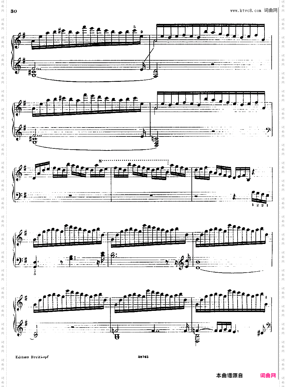 ------改编瓦格纳 肖邦 舒伯特 门德尔松 普契尼 勃拉姆斯 贝多芬 作品------Chopin-Busoni Sechs Variations on Etudes and Preludes