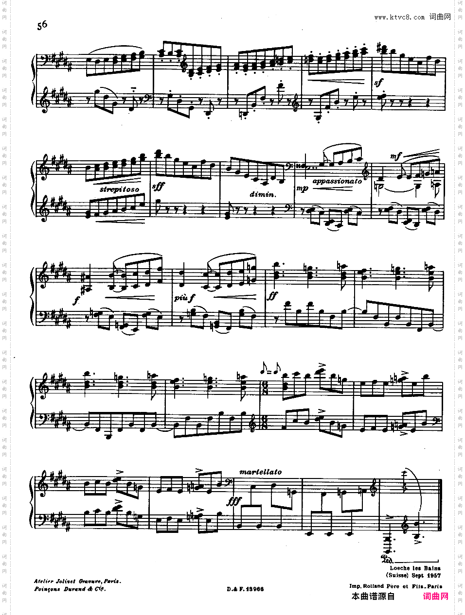 b小调第四钢琴奏鸣曲 piano Sonata No·4 Op·56
