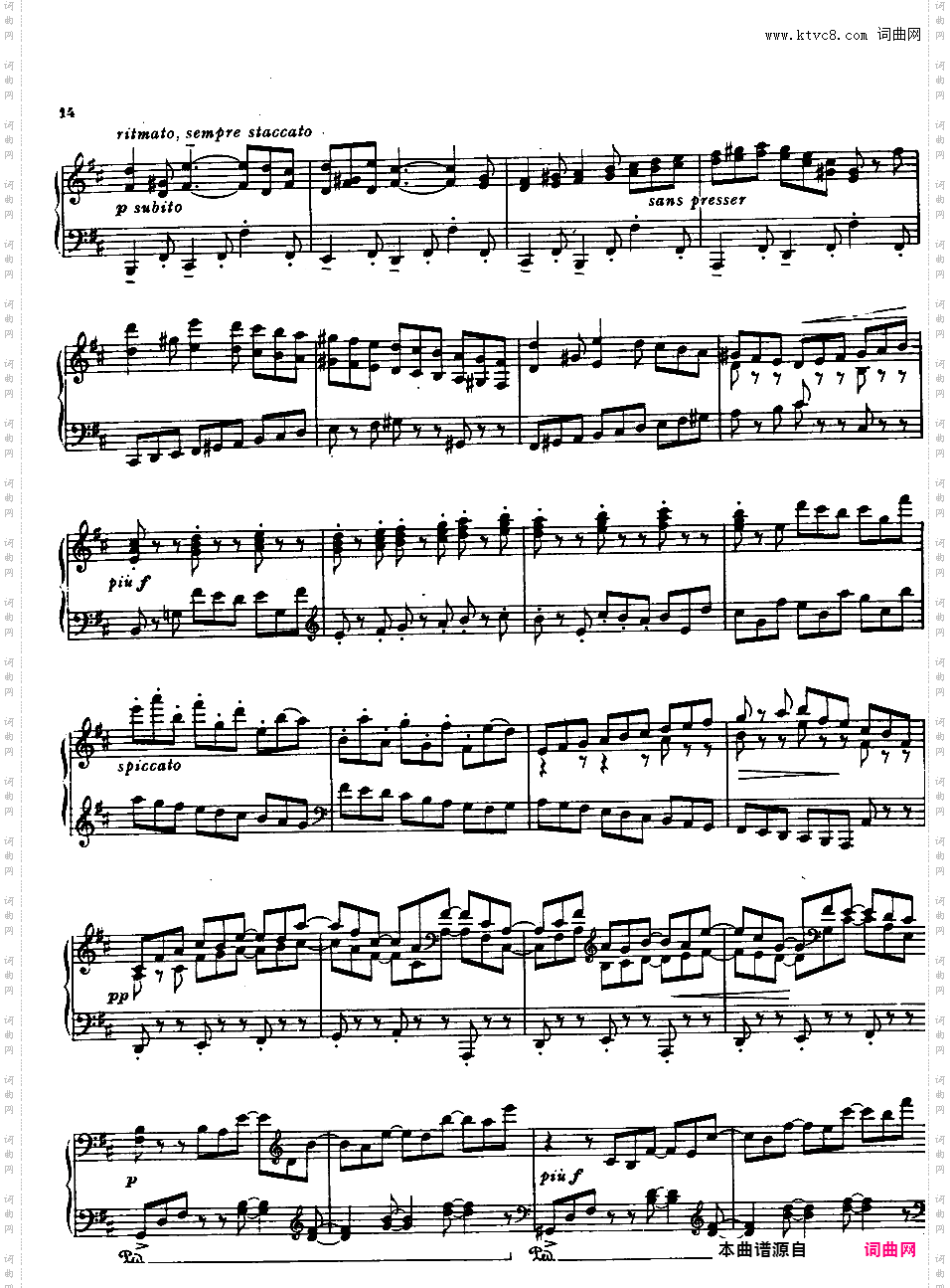 b小调第一钢琴奏鸣曲 Piano Sonata No·1 in b Minor Op·14
