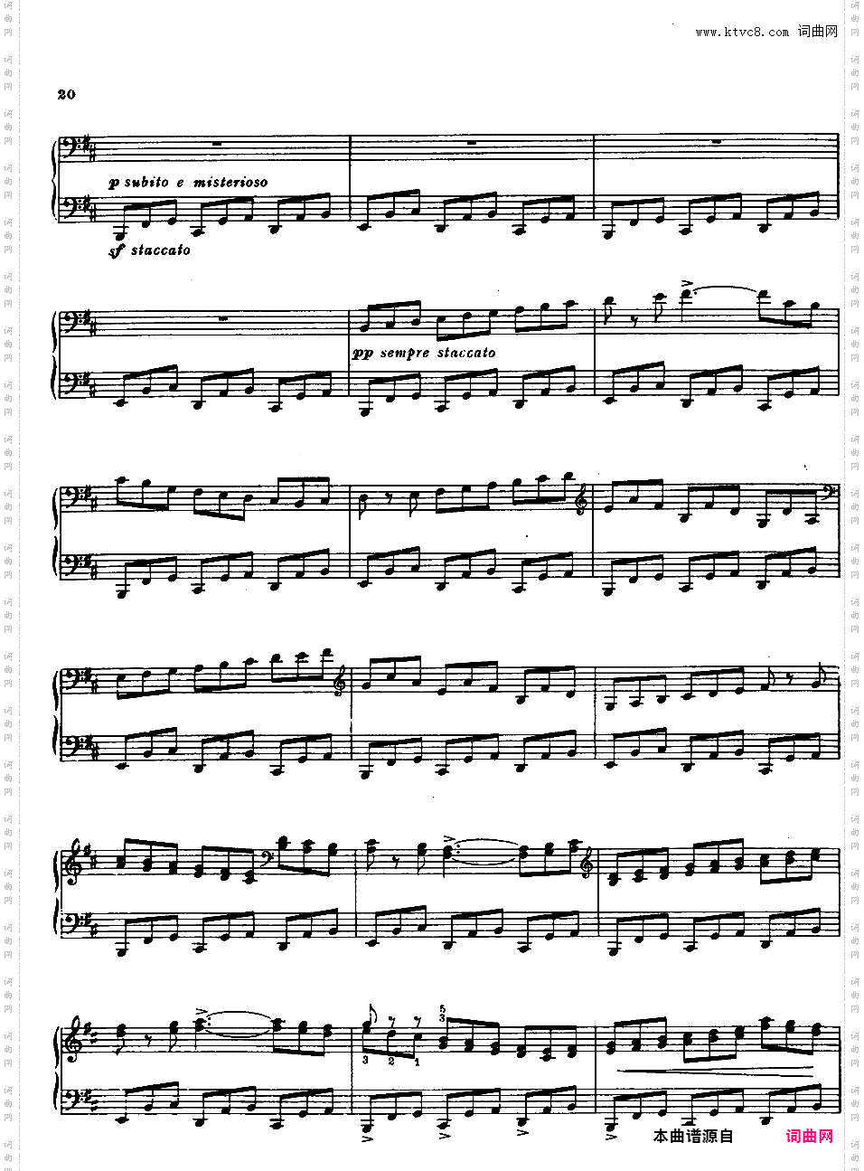 b小调第一钢琴奏鸣曲 Piano Sonata No·1 in b Minor Op·14