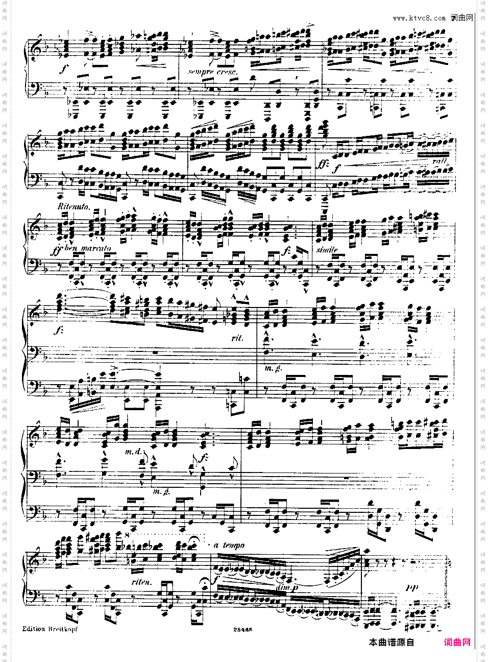 六首练习曲Six Etudes op16