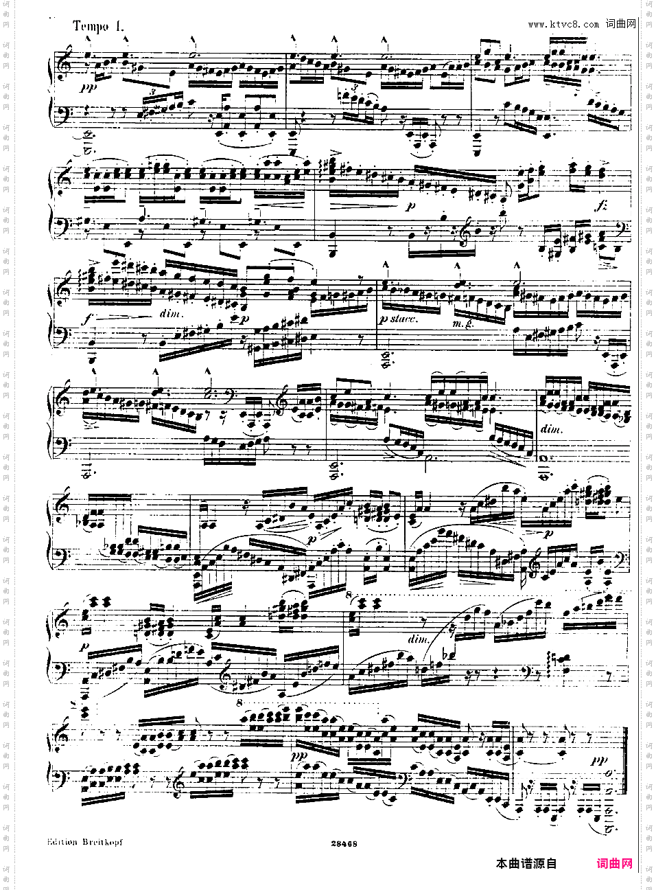 六首练习曲Six Etudes op16