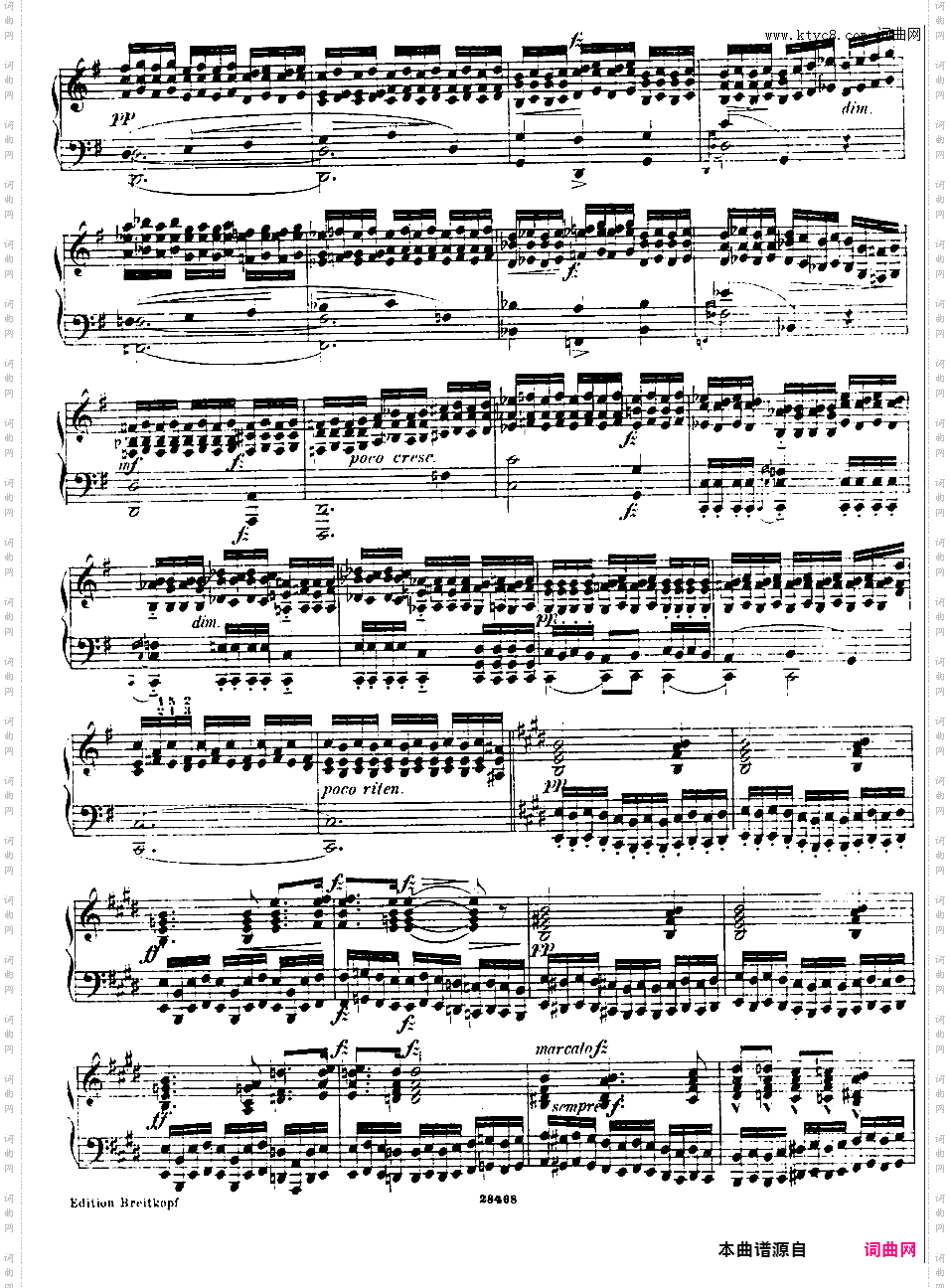 六首练习曲Six Etudes op16