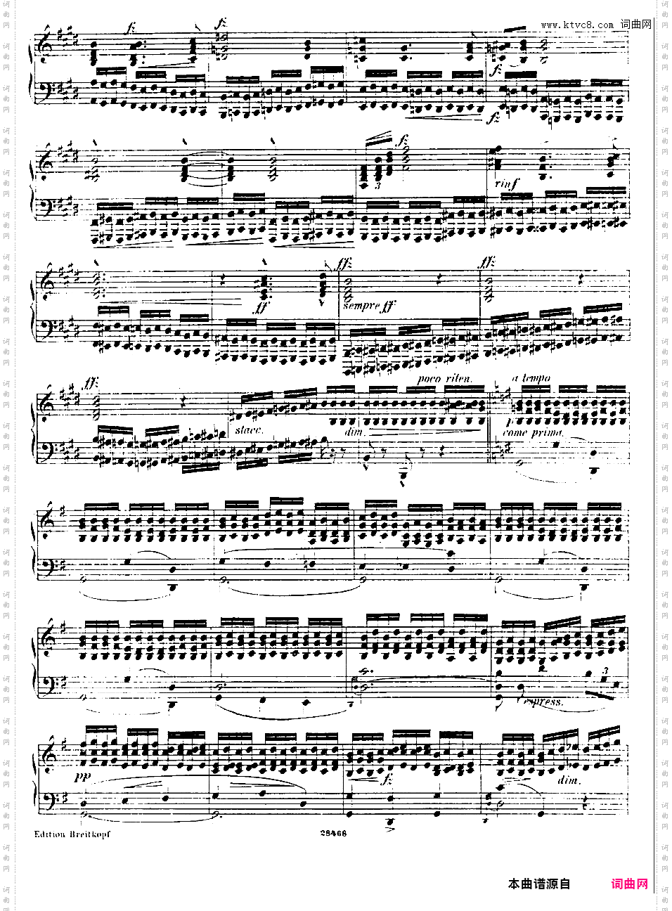 六首练习曲Six Etudes op16