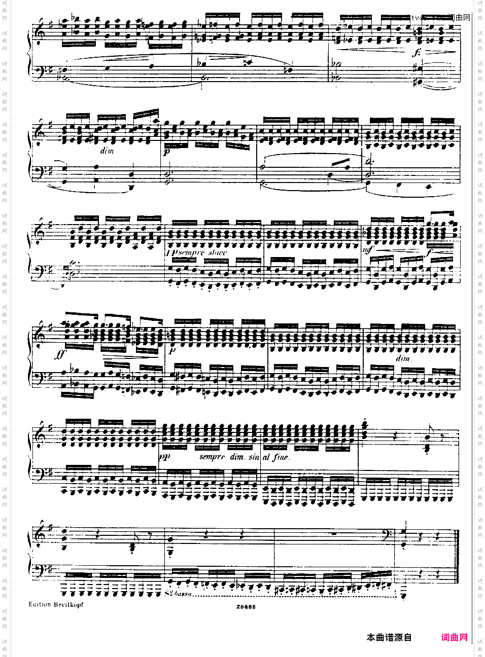 六首练习曲Six Etudes op16