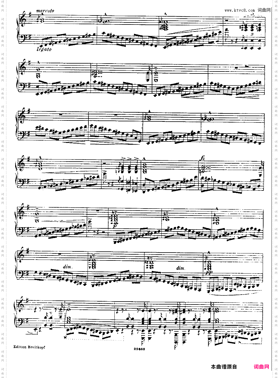 六首练习曲Six Etudes op16