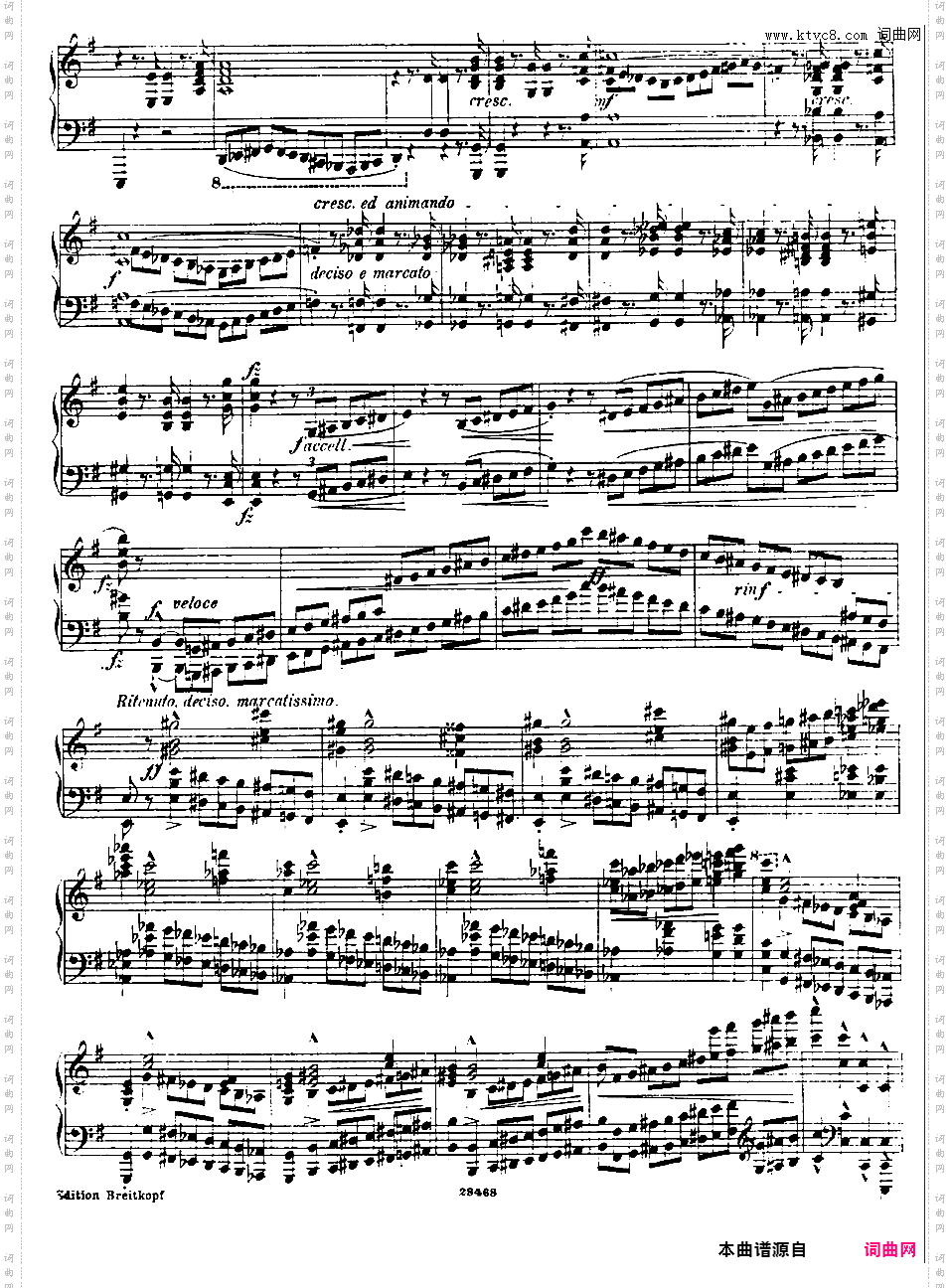 六首练习曲Six Etudes op16