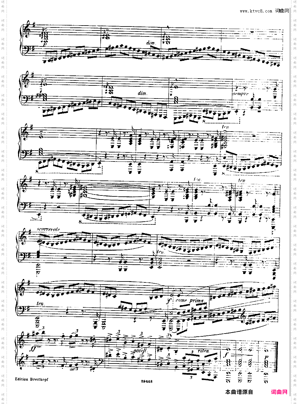 六首练习曲Six Etudes op16