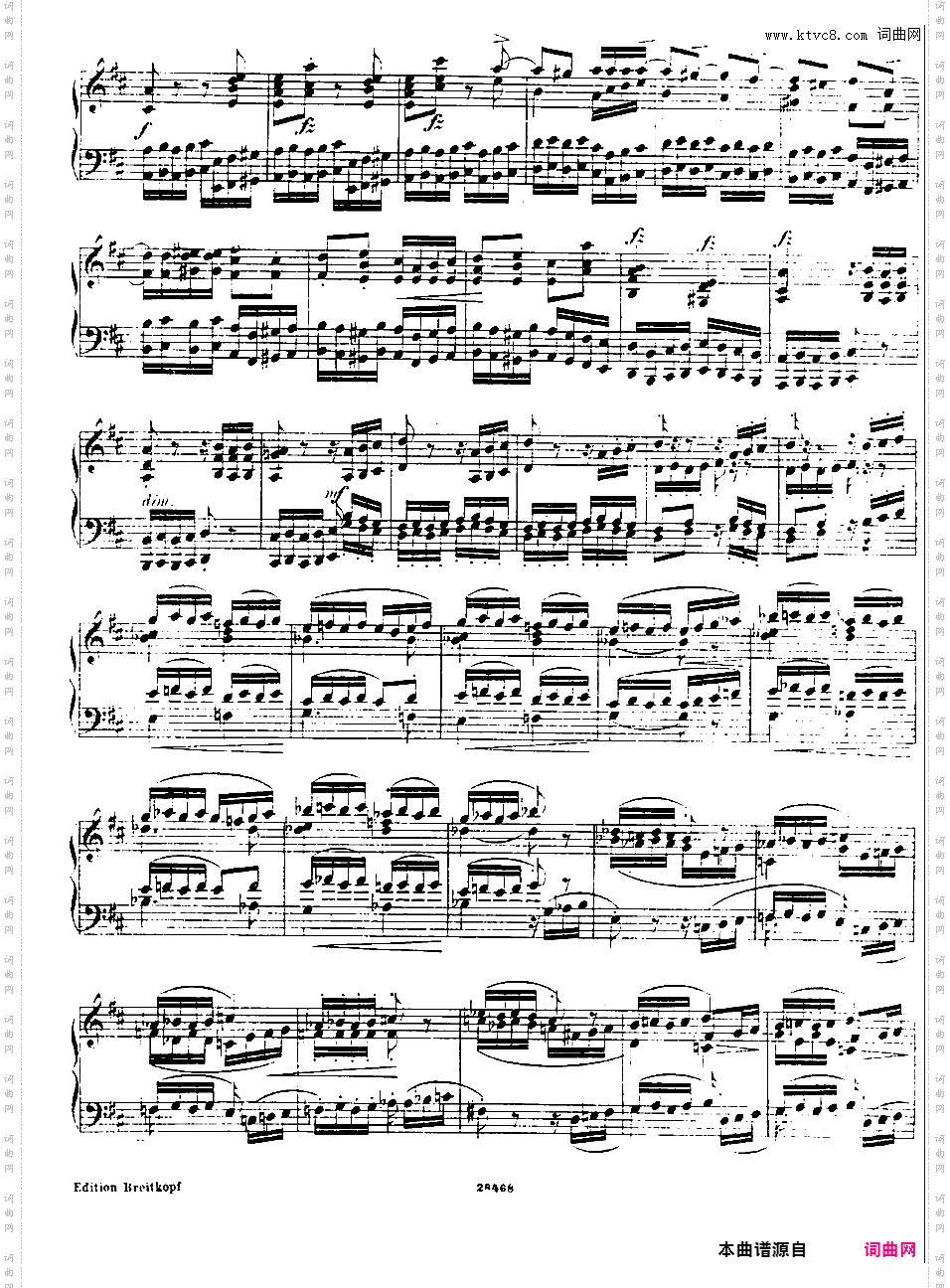 六首练习曲Six Etudes op16