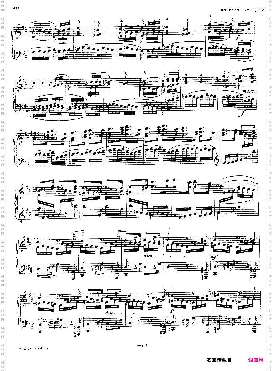 六首练习曲Six Etudes op16