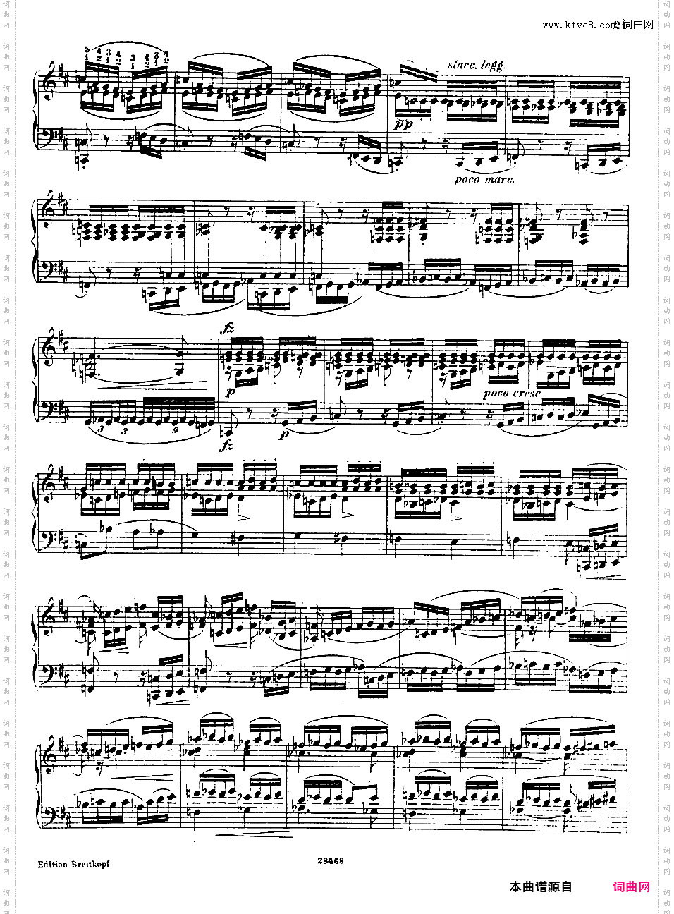 六首练习曲Six Etudes op16