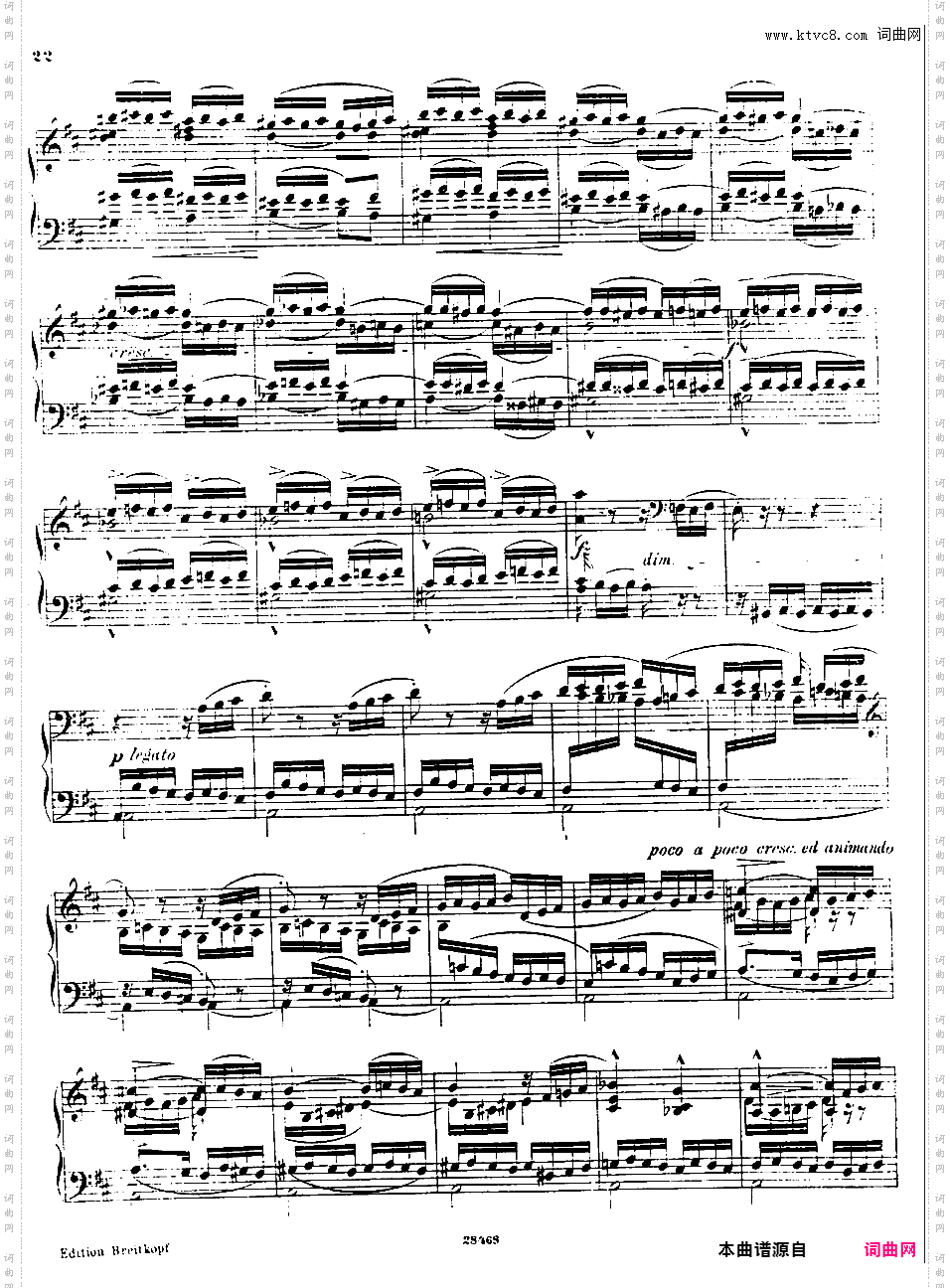 六首练习曲Six Etudes op16