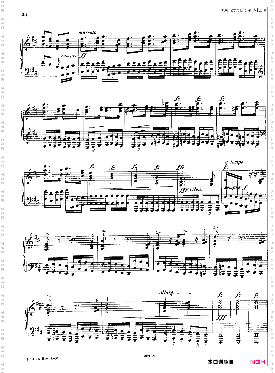 六首练习曲Six Etudes op16