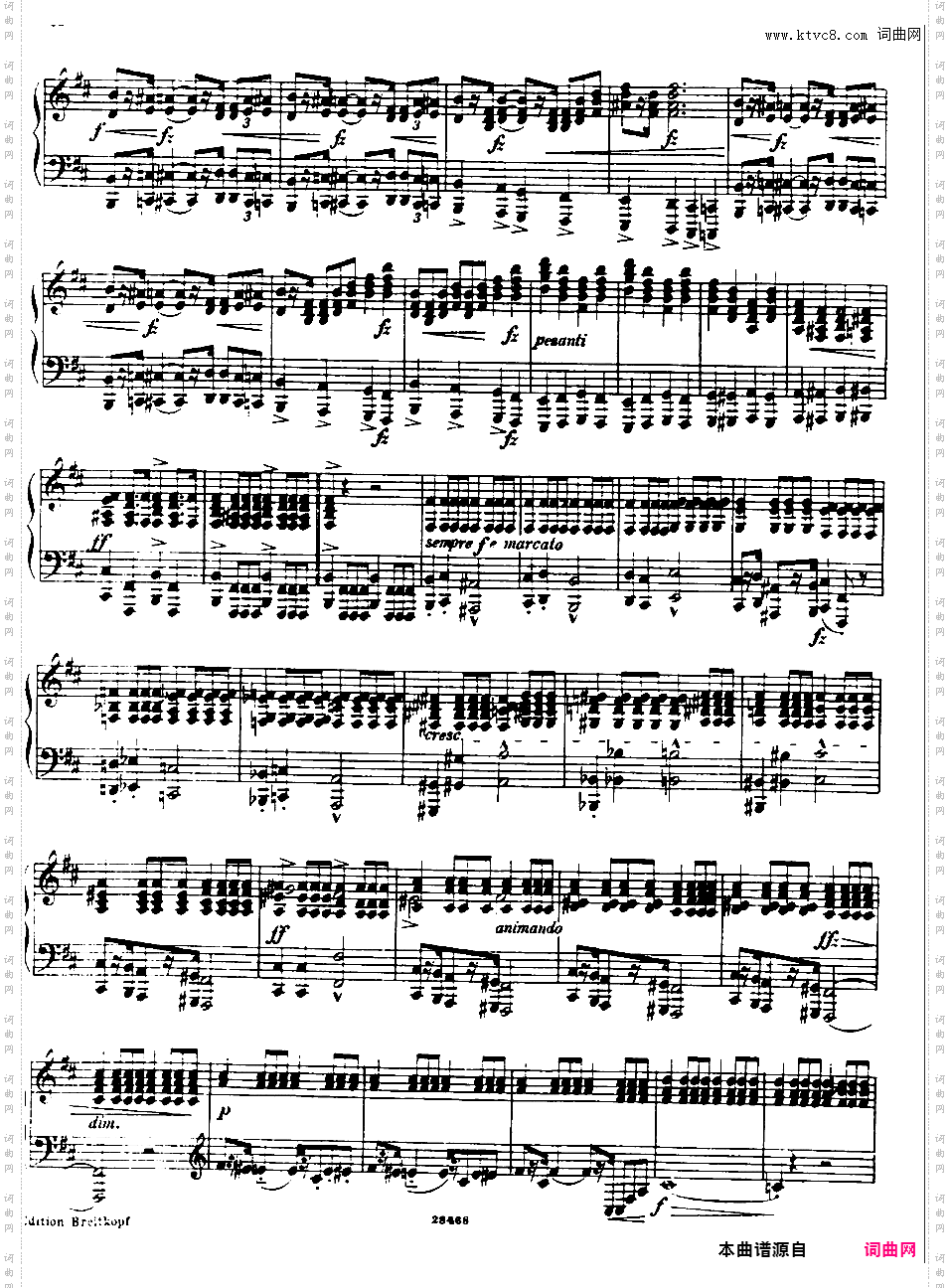 六首练习曲Six Etudes op16