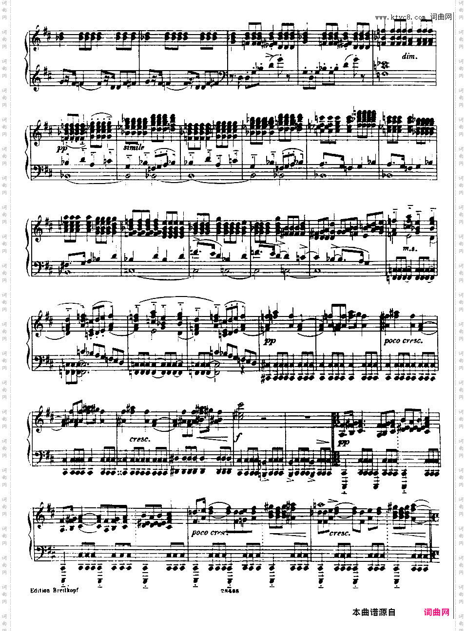 六首练习曲Six Etudes op16