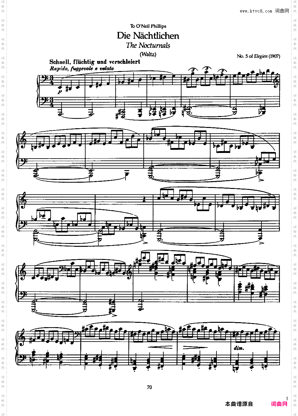 Seven Elegies