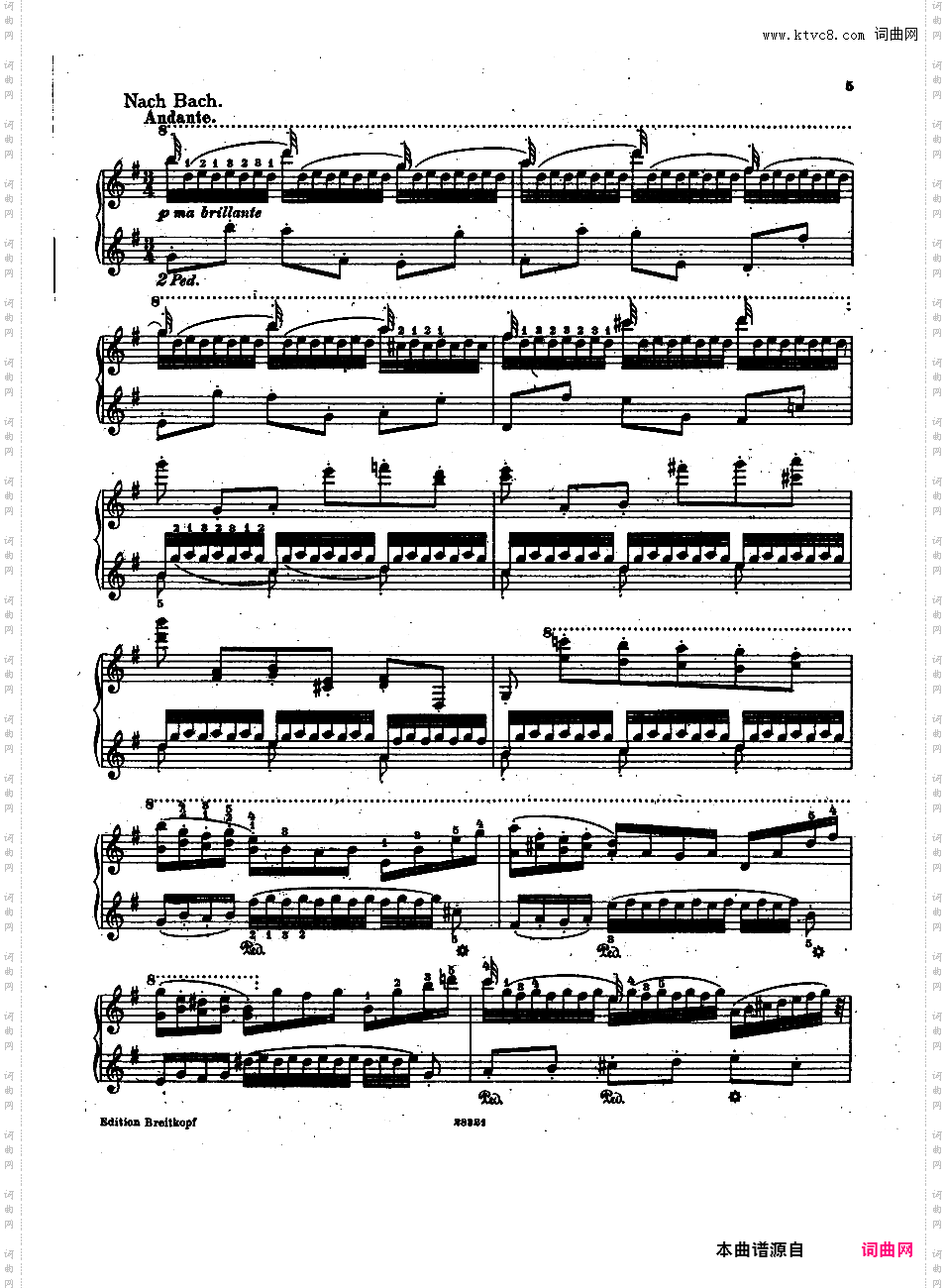 Busoni Klavieru?bung book 四集Busoni Klavieru?bung book 2 — Three etudes and preludes