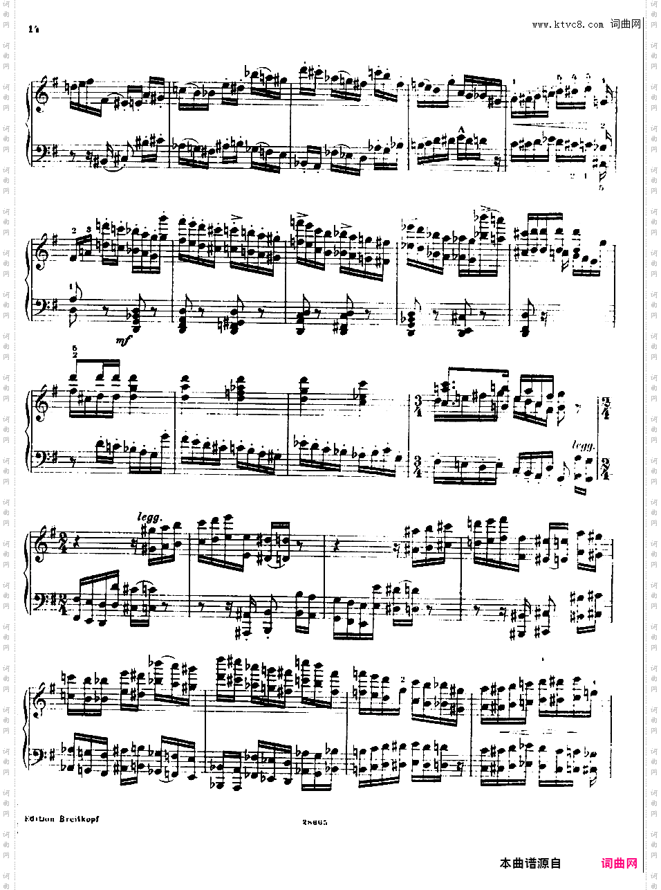 Busoni Klavieru?bung book 四集Busoni Klavieru?bung book 3 — Lo Staccato