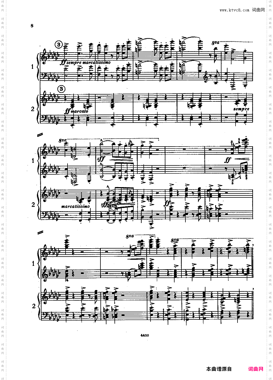 第三钢琴协奏曲Piano Concerto #3 op32
