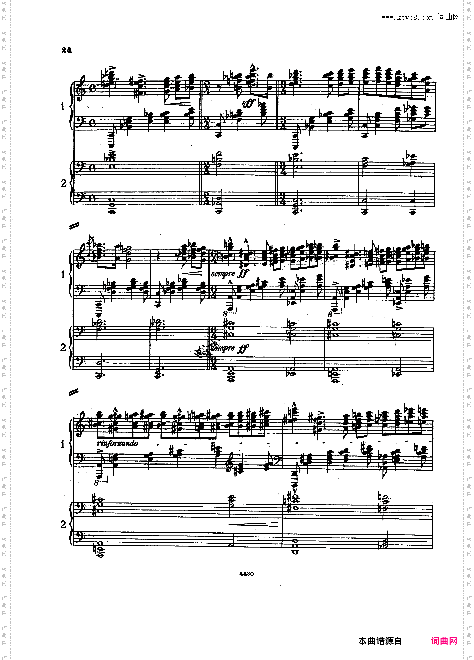 第三钢琴协奏曲Piano Concerto #3 op32