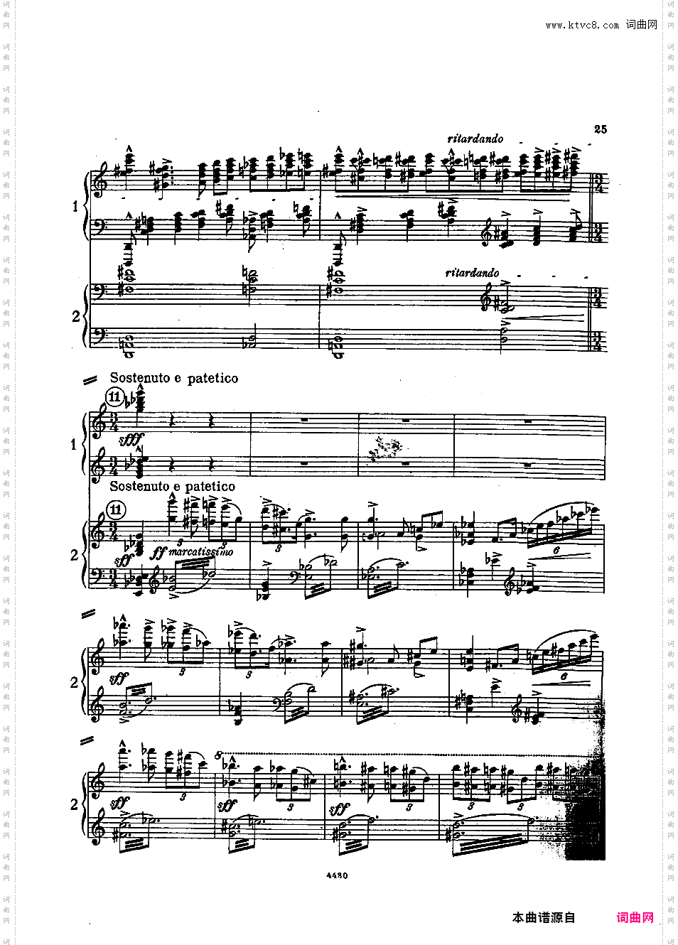 第三钢琴协奏曲Piano Concerto #3 op32