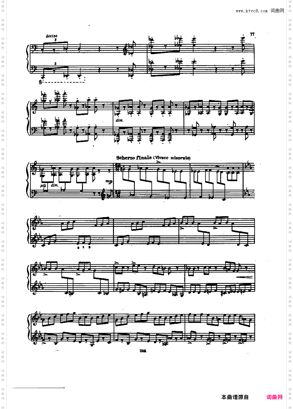 肖邦主题变奏曲与赋格 Variations and Fugue on Chopin's Prelude BV 213