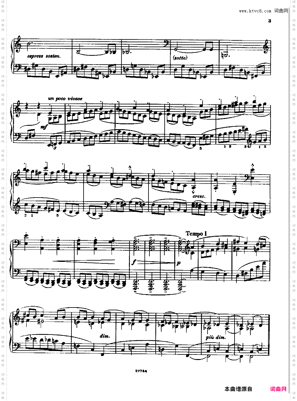 第四钢琴小奏鸣曲 Piano Sonatina No·4 BV 274