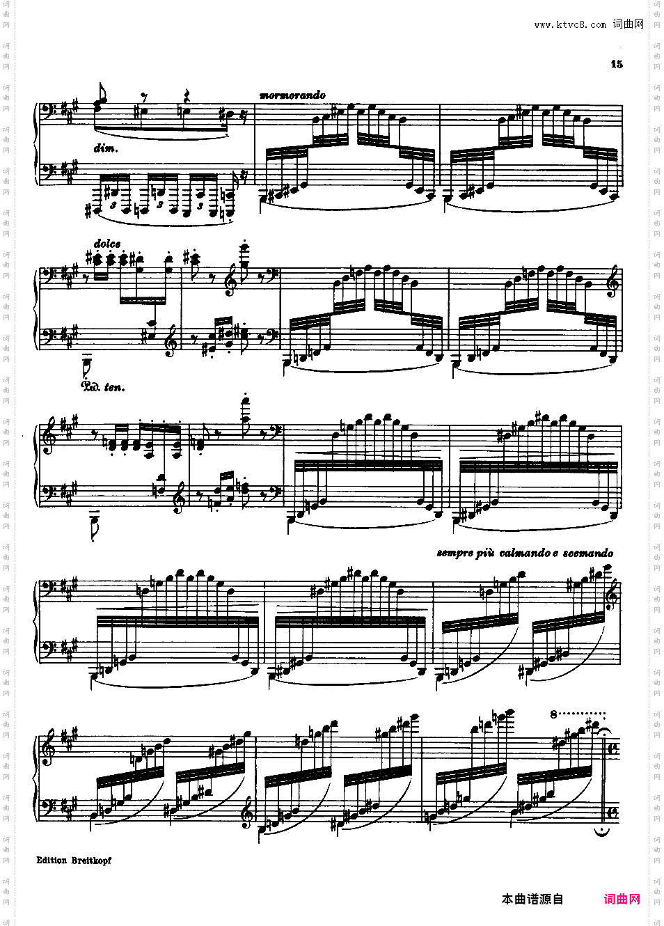 第六钢琴小奏鸣曲 “卡门幻想曲” Piano Sonatina No·6 BV 284