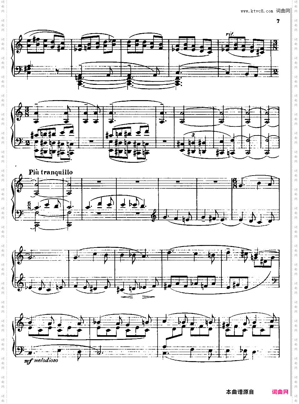 第一钢琴小奏鸣曲 Piano Sonatina No·1 BV 257