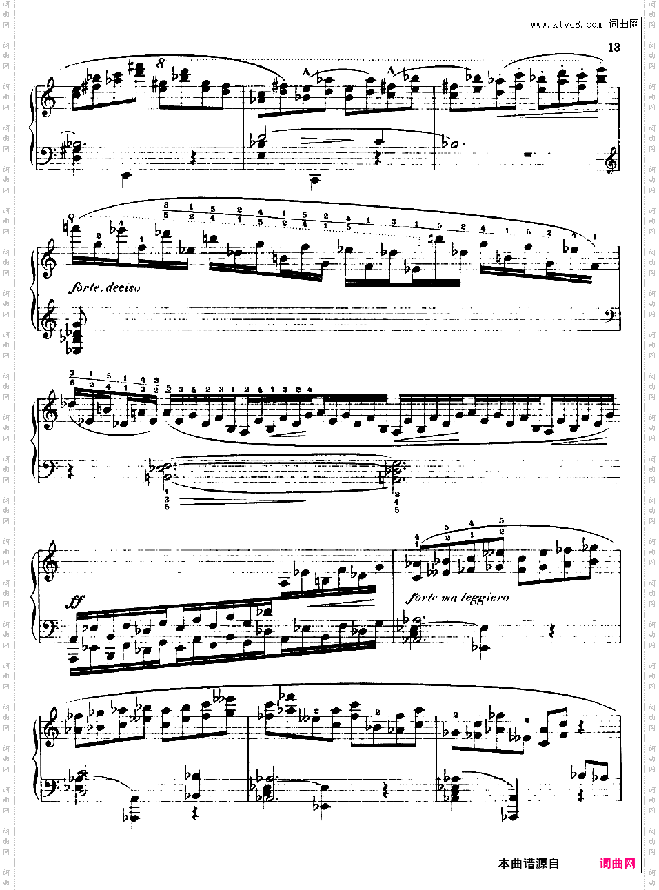 第一钢琴小奏鸣曲 Piano Sonatina No·1 BV 257