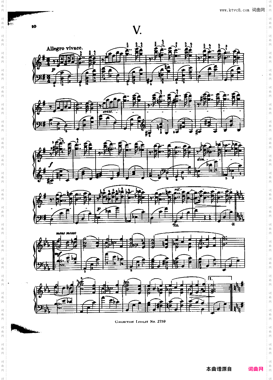 六首钢琴小品 Sechs Klavierstucke op48