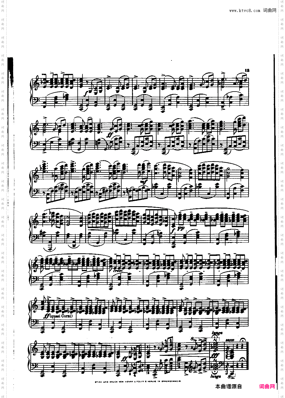 六首钢琴小品 Sechs Klavierstucke op48