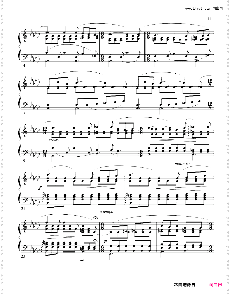 前奏曲 Prelude op66Bortkiewicz op66n3 Prelude
