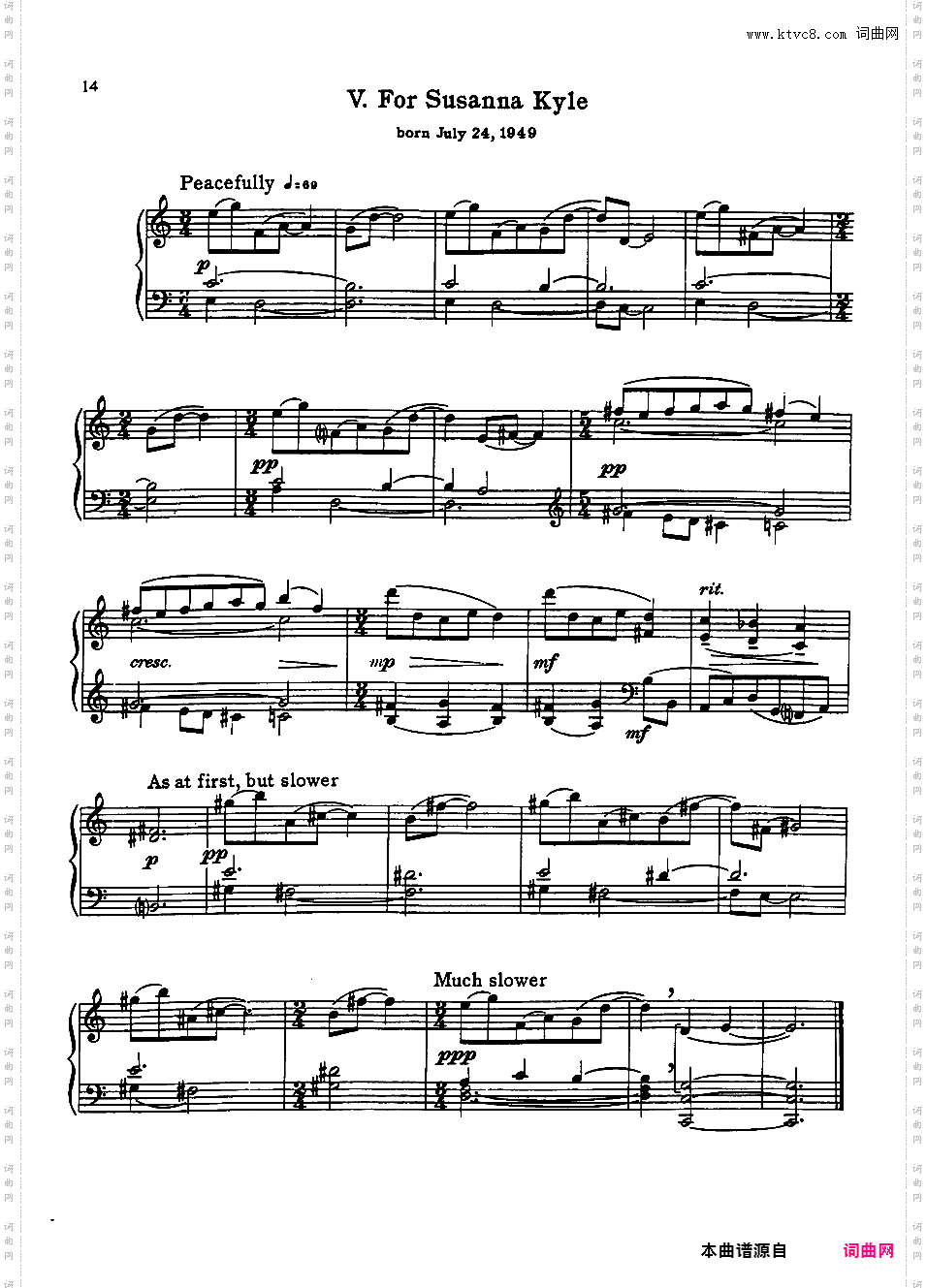 5首纪念曲 5 Anniversaries