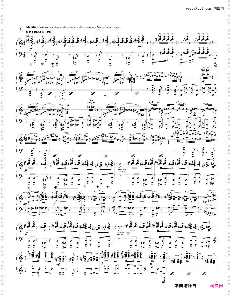 交响舞曲 Symphonic Dances - 选自音乐剧《西城故事》hawley改编'West Side Story'独奏版