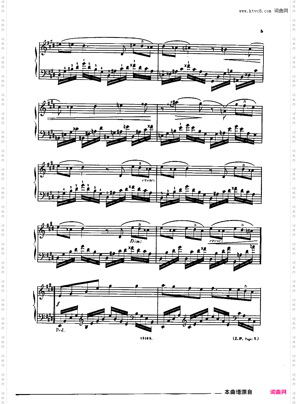 第一号迷人的歌 Premiere Recueil de Chants Op·38a