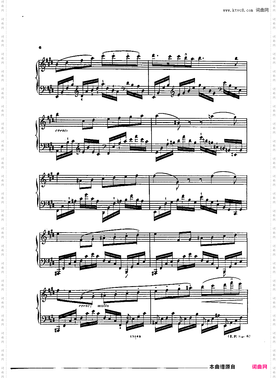 第一号迷人的歌 Premiere Recueil de Chants Op·38a