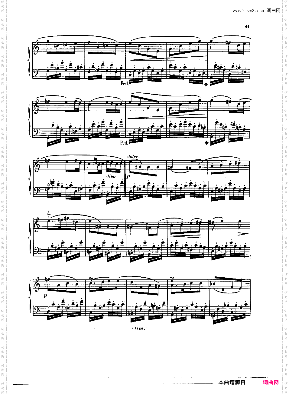 第一号迷人的歌 Premiere Recueil de Chants Op·38a