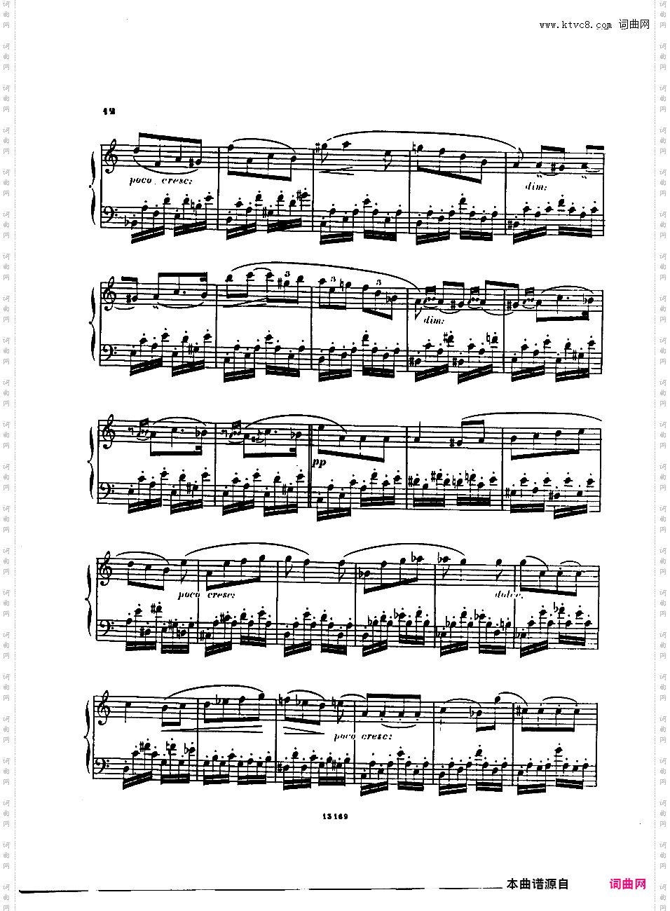 第一号迷人的歌 Premiere Recueil de Chants Op·38a