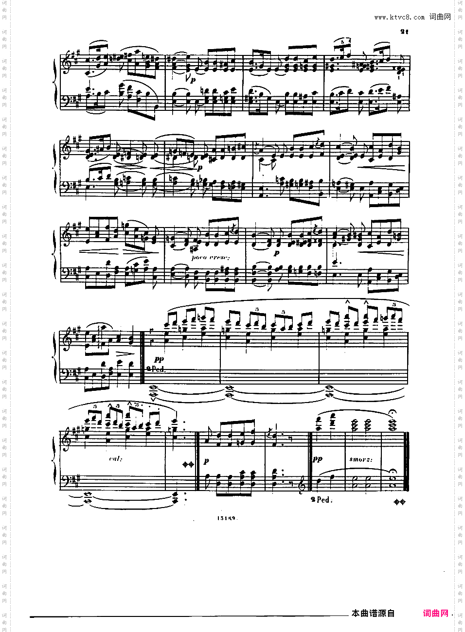 第一号迷人的歌 Premiere Recueil de Chants Op·38a