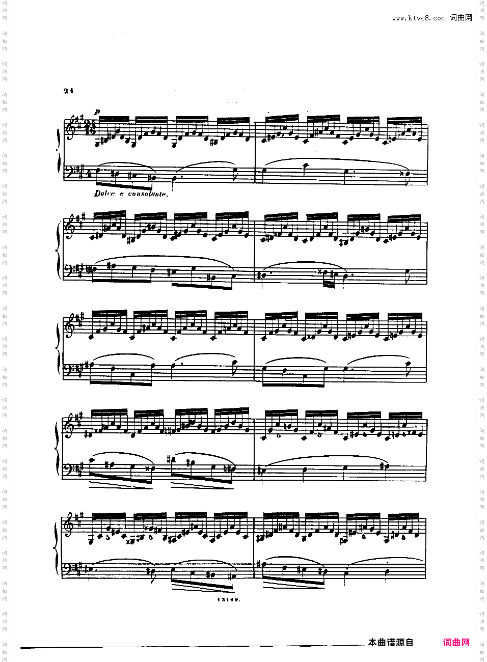 第一号迷人的歌 Premiere Recueil de Chants Op·38a