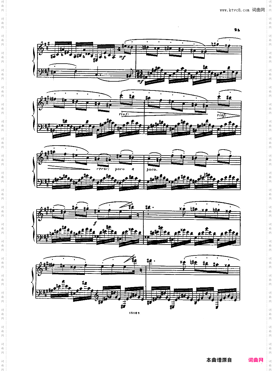 第一号迷人的歌 Premiere Recueil de Chants Op·38a