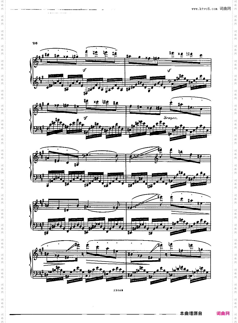 第一号迷人的歌 Premiere Recueil de Chants Op·38a